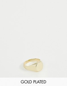 Позолоченное кольцо на мизинец ASOS DESIGN - Золотой