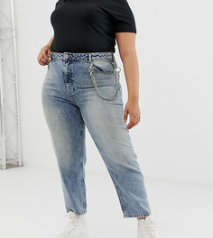 Джинсы прямого кроя ASOS DESIGN Curve Florence - Синий