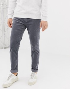 Серые зауженные вельветовые брюки United Colors Of Benetton - Серый