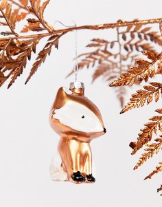 Новогоднее елочное украшение в виде лисы Sass & Belle - Мульти