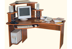 Компьютерный стол КС-16-2+КН-3 Мебелайн