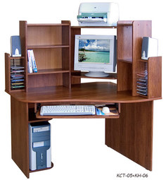 Компьютерный стол КСТ-05+КН-06 Мебелайн