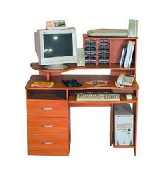 Компьютерный стол с надстройкой КС-10М + КН-102 Мебелайн