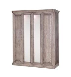 Шкаф распашной с пилястрами - (филёнчатый) 4 створки Фокин