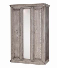 Шкаф распашной с пилястрами - (филёнчатый) 3 створки Фокин