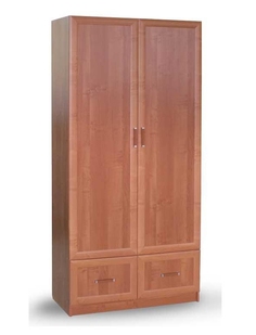 Шкаф для одежды и белья 1 в рамочном профиле Премиум МК