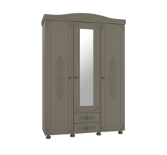 Шкаф 3-х створчатый с зеркалом Ассоль Плюс АС-27 Компасс