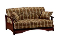 Диван аккордеон Профит с деревянными подлокотниками Фиеста