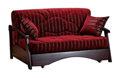 Диван аккордеон Регул с деревянными подлокотниками Фиеста