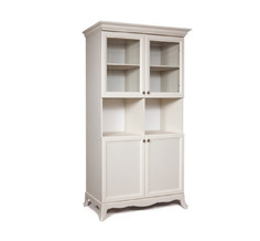 Шкаф двухдверный Амели (две малые двери и два витража) Ярцево