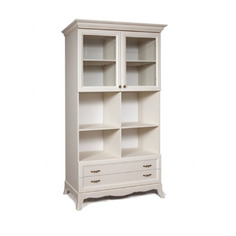 Шкаф двухдверный Амели (два ящика и два витража) Ярцево