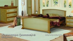 Кровать Клеопатра-2 ротанг Фокин