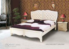 Кровать Верона-1 кожа Фокин