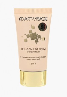 Тональный крем Art-Visage устойчивый с увлажняющим комплексом и витамином Е 207 розово-бежевый