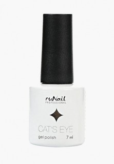 Гель-лак для ногтей Runail Professional Cat’s eye (золотистый блик, цвет: Сингапурская кошка, Singapura ca