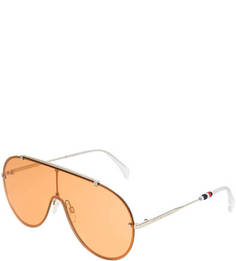 Солнцезащитные очки с оранжевыми линзами Tommy Hilfiger