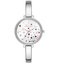 Кварцевые часы с тонким металлическим браслетом Michael Kors