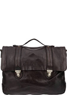 Кожаная сумка-рюкзак коричневого цвета Campomaggi