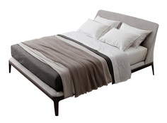 Кровать dayona queen size (gramercy) бежевый 177x107x225 см.