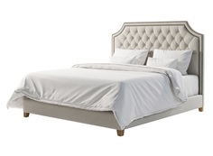 Кровать montana king size (gramercy) бежевый 195x140x222 см.