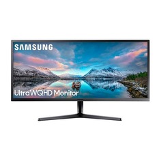 Монитор Samsung 34&quot; S34J550WQI черный VA LED 4ms 21:9 HDMI DisplayPort Mat 3000:1 300cd