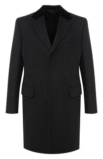 Кашемировое однобортное пальто Tom Ford