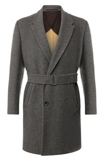 Кашемировое пальто с поясом Zegna Couture