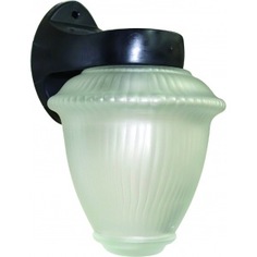 Cветильник элетех фонарь 1а нбу 06-60-02 прозрачный матовый рифленый ip44 корпус черный 1030480275