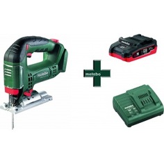 Аккумуляторный лобзик metabo stab 18 ltx 100 + 3.5 ач lihd + зу asc30-36 t0335