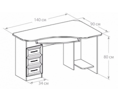 Компьютерный стол Фаворит-Плюс