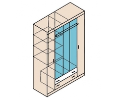 Шкаф пятидверный Заречье