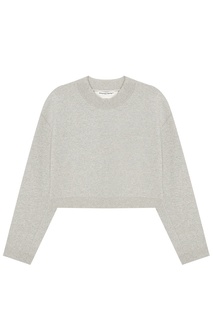 Короткий серый джемпер Alexanderwang.T