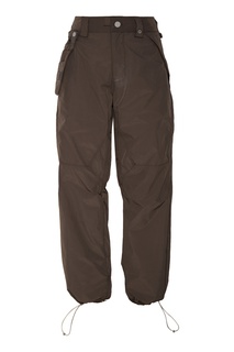 Широкие темно-серые брюки C2 H4