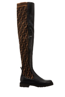 Сапоги с монограммами Fendi