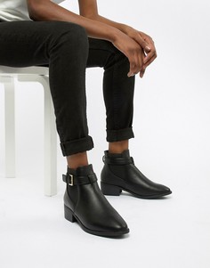 Черные ботильоны с пряжкой Miss Selfridge - Черный