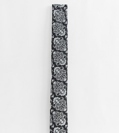 Серый жаккардовый галстук Heart & Dagger - Серый