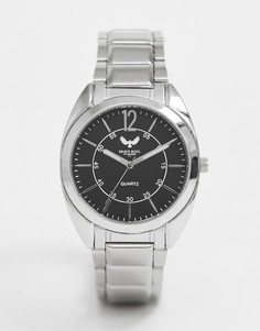 Мужские наручные часы с черным циферблатом Brave Soul - Серебряный