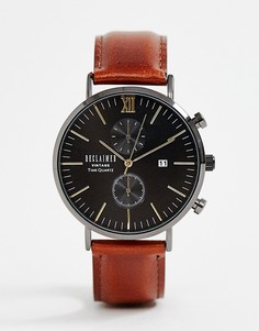 Часы с коричневым кожаным ремешком Reclaimed Vintage Inspired эксклюзивно для ASOS - Коричневый