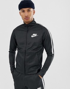 Черная спортивная куртка в тонкую полоску Nike BQ0675-010 - Черный