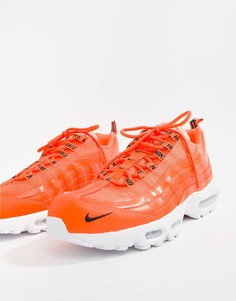 Оранжевые кроссовки-премиум Nike Air Max 95 538416-801 - Оранжевый