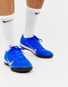 Синие кроссовки Nike Football Vapor X 12 Pro astro turf AH7388-400 - Зеленый
