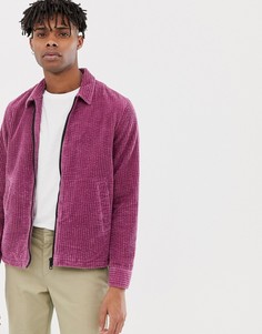 Фиолетовая вельветовая куртка Харрингтон ASOS DESIGN - Фиолетовый