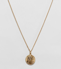 Ожерелье с позолотой из 18-каратного золота и подвеской-монетой Shashi - Золотой