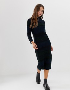 Черное трикотажное платье макси Pimkie - Мульти