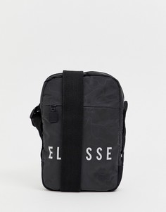 Черная сумка со светоотражающим логотипом ellesse Mack - Черный