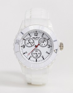 Белые часы с силиконовым ремешком NeonT - Белый
