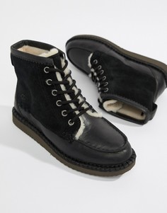 Черные ботинки на шнуровке Ugg Quinlin - Черный