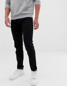 Черные узкие джинсы стретч Replay Anbass - Черный