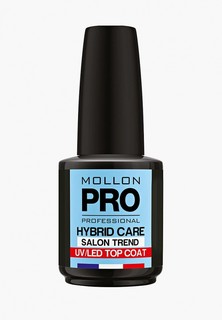 Топовое покрытие Mollon Pro HYBRID CARE SALON TREND UV/LED ТOP COAT 12 мл