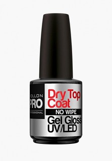 Топовое покрытие Mollon Pro без липкого слоя, UV/LED DRY TOP COAT/NO WIPE, 12 мл